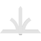 Ekena Millwork Redmond Architectural Grade PVC Gable Bracket, 72"W x 48"H x 4"D x 6"F, 16/12 Pitch GBP072X48X0406RED00 - alternate 3